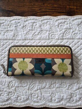 Fossil Key-Per Zip around Wallet